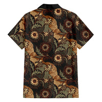 Batik Pedalaman Semen Lereng Style Family Matching Summer Maxi Dress and Hawaiian Shirt Indonesian Traditional Pattern LT01 Dad's Shirt - Long Sleeve Black - Polynesian Pride