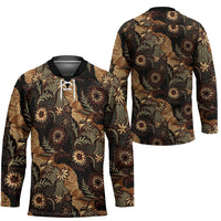 Batik Pedalaman Semen Lereng Style Hockey Jersey Indonesian Traditional Pattern