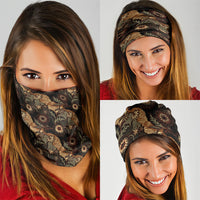 Batik Pedalaman Semen Lereng Style Neck Gaiter Indonesian Traditional Pattern