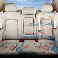 Beige Hawaii Lei Seashells Starfish Back Car Seat Cover Sandy Sylized - Polynesian Pride