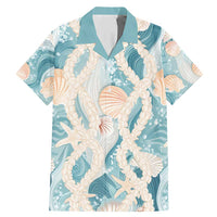 Hawaii Lei Seashells Starfish Family Matching Mermaid Dress and Hawaiian Shirt Fresh Summer Vibe - Polynesian Pride