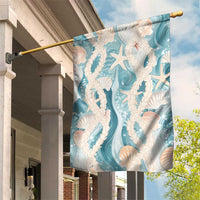 Hawaii Lei Seashells Starfish Garden Flag Fresh Summer Vibe - Polynesian Pride