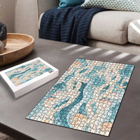 Hawaii Lei Seashells Starfish Puzzle Fresh Summer Vibe - Polynesian Pride