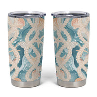 Hawaii Lei Seashells Starfish Tumbler Cup Fresh Summer Vibe - Polynesian Pride