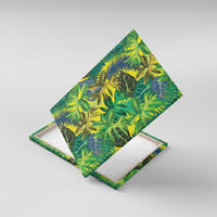 Hawaii Summer Tropical Leaves Canvas Wall Art - Polynesian Pride