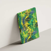 Hawaii Summer Tropical Leaves Canvas Wall Art - Polynesian Pride
