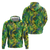 Hawaii Summer Tropical Leaves Hoodie - Polynesian Pride