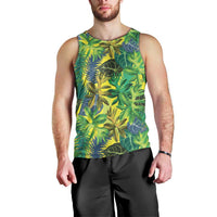 Hawaii Summer Tropical Leaves Men Tank Top - Polynesian Pride