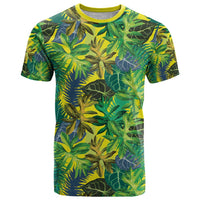 Hawaii Summer Tropical Leaves T Shirt - Polynesian Pride
