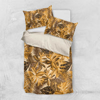 Hawaii Gold Tropical Leaves Bedding Set - Polynesian Pride