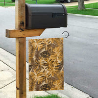 Hawaii Gold Tropical Leaves Garden Flag - Polynesian Pride