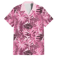 Hawaii Pink Tropical Leaves Hawaiian Shirt - Polynesian Pride