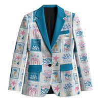 Hawaii Coastal Summer Postcard Blazer