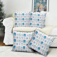 Hawaii Coastal Summer Postcard Pillow Cover