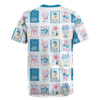 Hawaii Coastal Summer Postcard Rugby Jersey