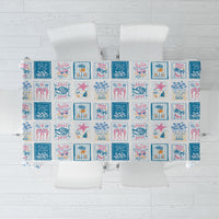 Hawaii Coastal Summer Postcard Tablecloth