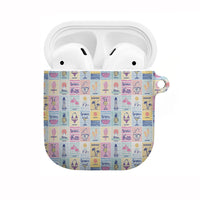 Aloha Summer Posters Grunge Textures AirPods Case