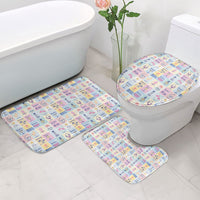 Aloha Summer Posters Grunge Textures Bathroom Set