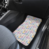 Aloha Summer Posters Grunge Textures Car Mats