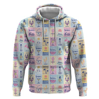 Aloha Summer Posters Grunge Textures Hoodie