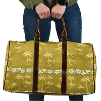 Yellow Hawaii Palm Tree Hibiscus Travel Bag Fantasy Summer Vibe LT01 Yellow - Polynesian Pride