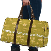 Yellow Hawaii Palm Tree Hibiscus Travel Bag Fantasy Summer Vibe LT01 - Polynesian Pride