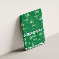 Green Hawaii Palm Tree Hibiscus Canvas Wall Art Fantasy Summer Vibe LT01 - Polynesian Pride