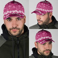 Pink Hawaii Palm Tree Hibiscus Classic Cap Fantasy Summer Vibe LT01 - Polynesian Pride