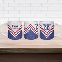 Custom Toa Samoa Rugby Ceramic Mug 1992-1993 Special Edition - Polynesian Pride