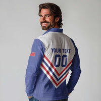 Custom Toa Samoa Rugby Long Sleeve Polo Shirt 1992-1993 Special Edition - Polynesian Pride