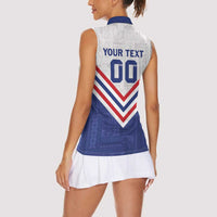 Custom Toa Samoa Rugby Women Sleeveless Polo Shirt 1992-1993 Special Edition - Polynesian Pride