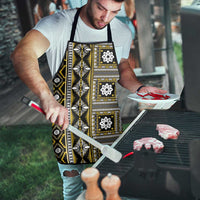 Fiji Masi Tapa Pattern Yellow Apron - Polynesian Pride