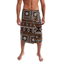 Fiji Masi Tapa Pattern Orange Lavalava - Polynesian Pride