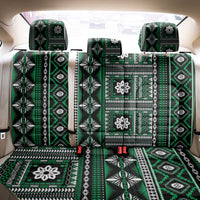 Fiji Masi Tapa Pattern Green Back Car Seat Cover - Polynesian Pride