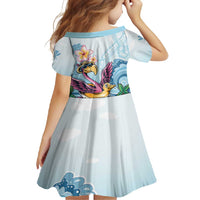 Hawaii Flamingo Family Matching Long Sleeve Bodycon Dress and Hawaiian Shirt Plumeria Tropical Beach LT01 - Polynesian Pride