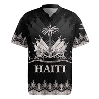 Haiti Neg Marron Silver Rugby Jersey Hope is Nothing Without Action