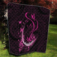 Survivor Melody Pink Quilt Breast Cancer Polynesian Pattern LT01 - Polynesian Pride