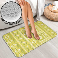 Fiji Masi All Yellow Bathroom Set Tapa Pattern - Polynesian Pride