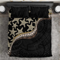 Beige Polynesian Starfish Unique Pattern Bedding Set