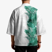 Hawaii Tropical Leaves Kimono Polynesian Pattern