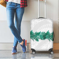 Hawaii Tropical Leaves Luggage Cover Polynesian Pattern