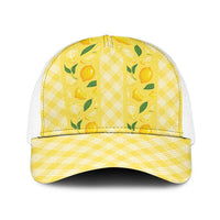 Hawaii Lemon Palaka Baseball Net Cap Striped Stylized
