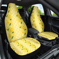 Hawaii Lemon Palaka Car Seat Cover Striped Stylized