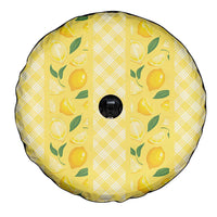 Hawaii Lemon Palaka Spare Tire Cover Striped Stylized