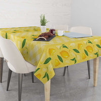 Hawaii Lemon Palaka Tablecloth Striped Stylized