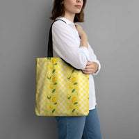 Hawaii Lemon Palaka Tote Bag Striped Stylized