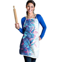 Hawaii Tropical Plant UliUli Apron Vibrant Polynesian Pattern