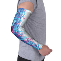 Hawaii Tropical Plant UliUli Arm Sleeves Vibrant Polynesian Pattern