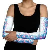 Hawaii Tropical Plant UliUli Arm Sleeves Vibrant Polynesian Pattern