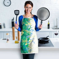 Hawaii Tropical Plant Omaomao Apron Vibrant Polynesian Pattern
